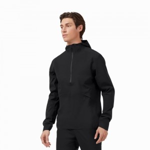 Geaca On Waterproof Anorak Barbati Negrii | 036187-PSV