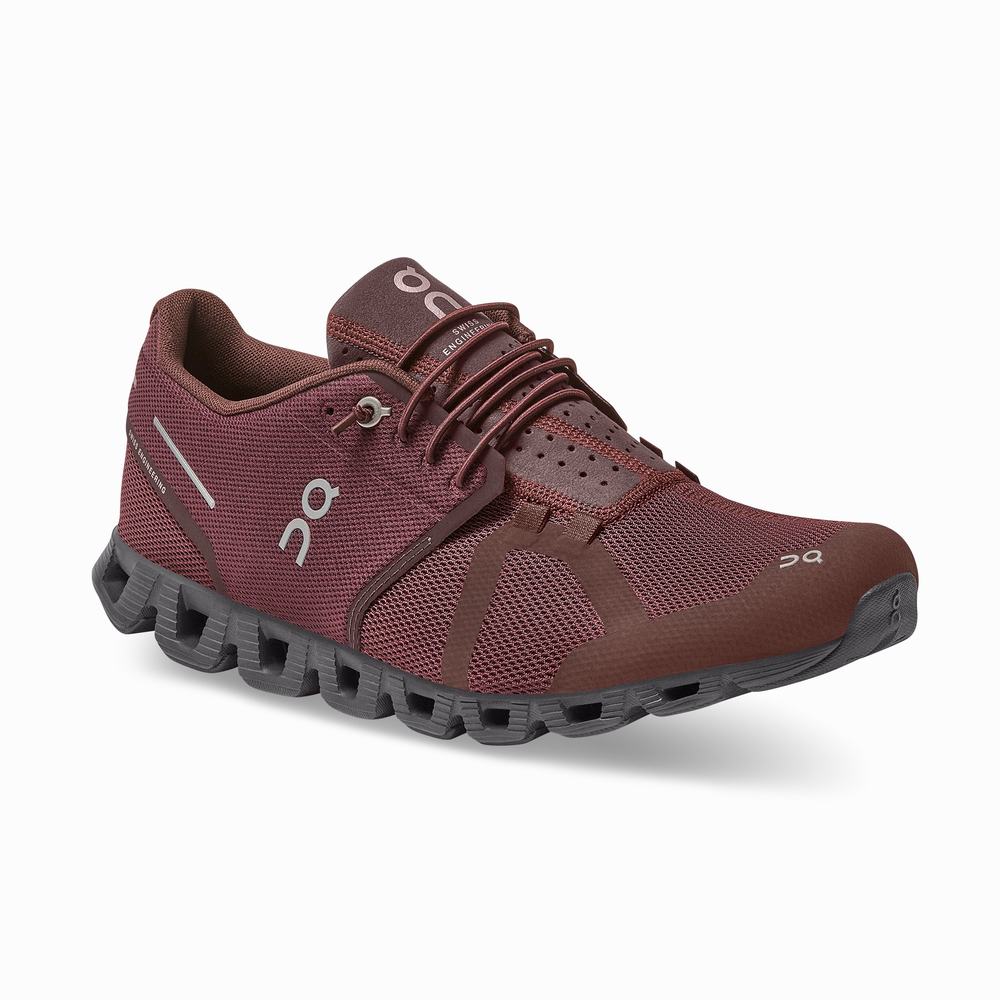 Adidasi Alergare Rutiera On Cloud Monochrome Barbati Claret | 207685-KYH