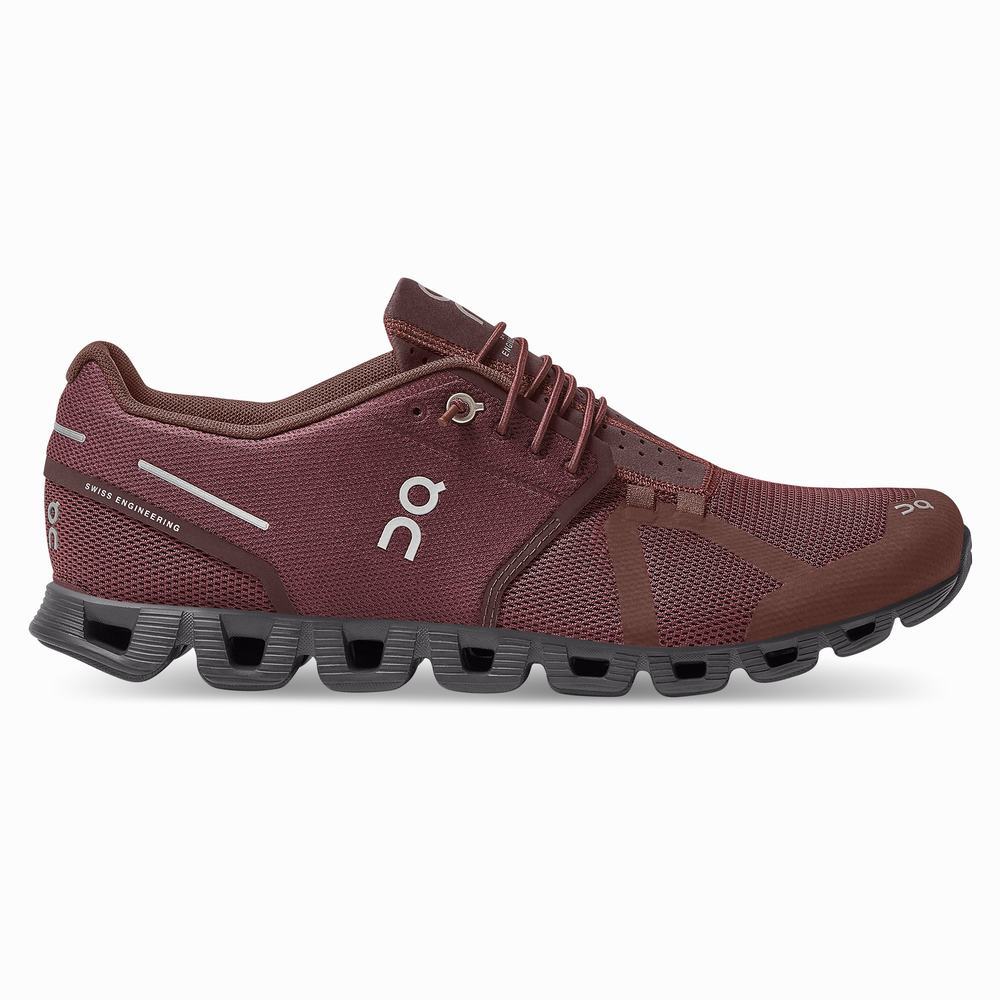 Adidasi Alergare Rutiera On Cloud Monochrome Barbati Claret | 207685-KYH