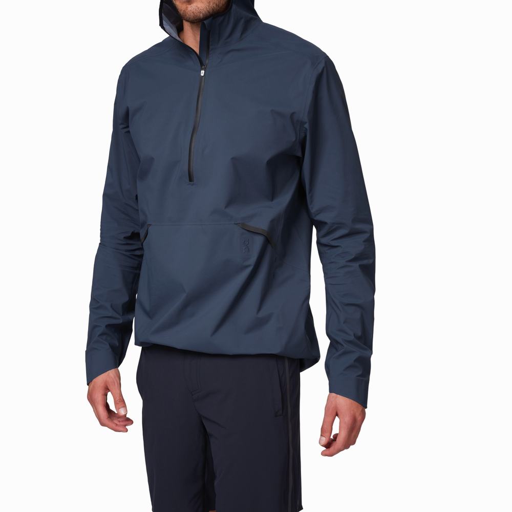 Geaca On Waterproof Anorak Barbati Bleumarin | 825170-SMK