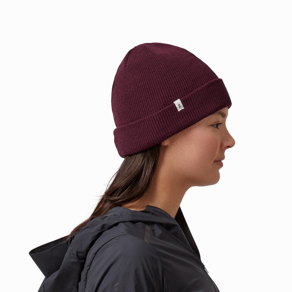 Palarie On Merino Beanie Barbati Rosii | 015783-TML