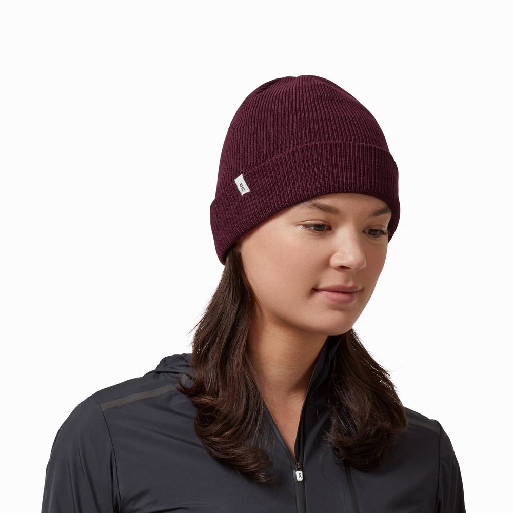 Palarie On Merino Beanie Barbati Rosii | 015783-TML