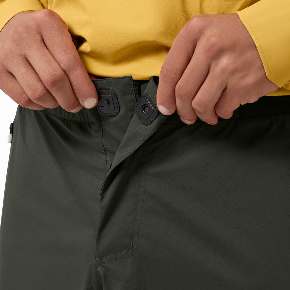 Pantaloni Scurți De Alergare On Waterproof Barbati Gri | 839165-XOF