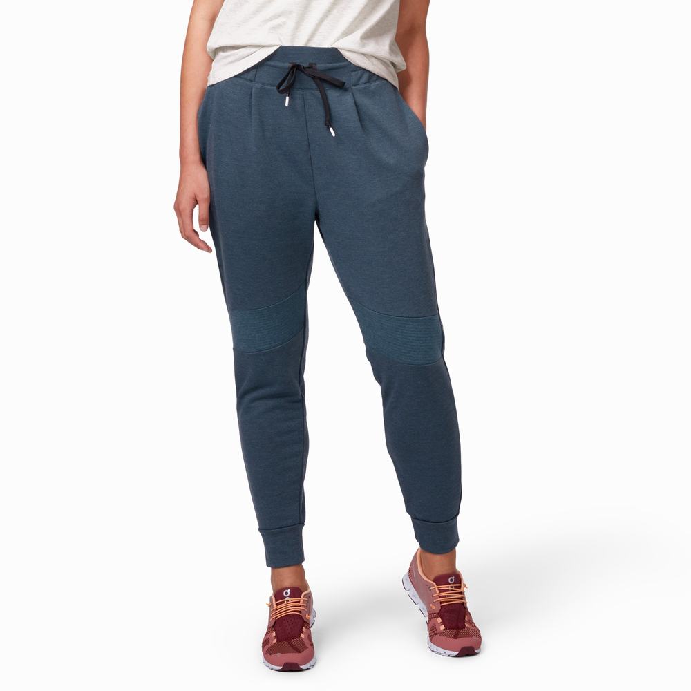 Pantaloni de Trening On Sweat Dama Bleumarin | 349076-QBE