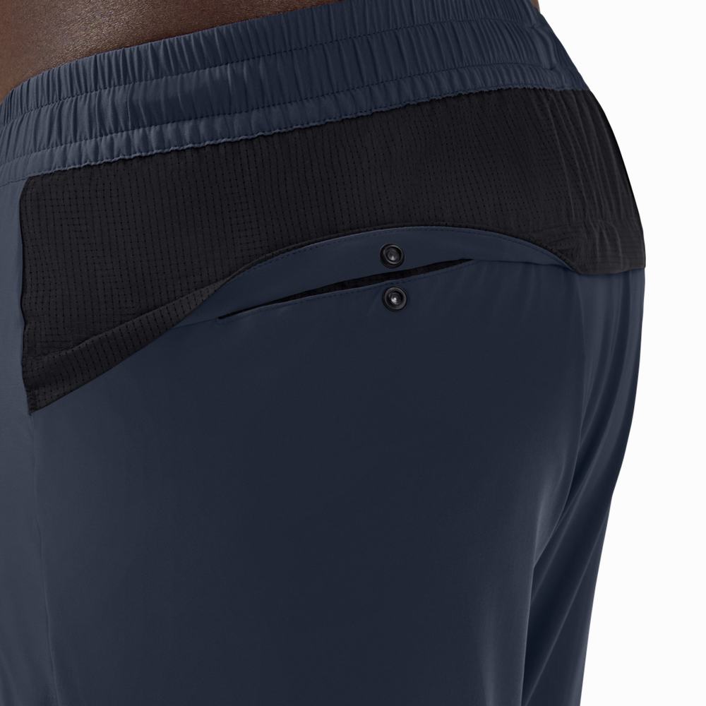 Pantaloni de Trening On Track Barbati Bleumarin Negrii | 539721-VTC