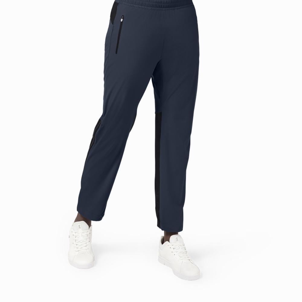 Pantaloni de Trening On Track Barbati Bleumarin Negrii | 539721-VTC