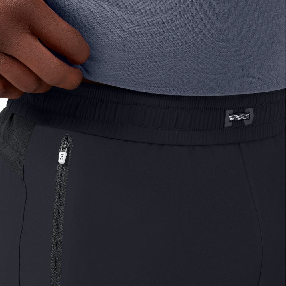 Pantaloni de Trening On Track Barbati Negrii | 501486-DMJ