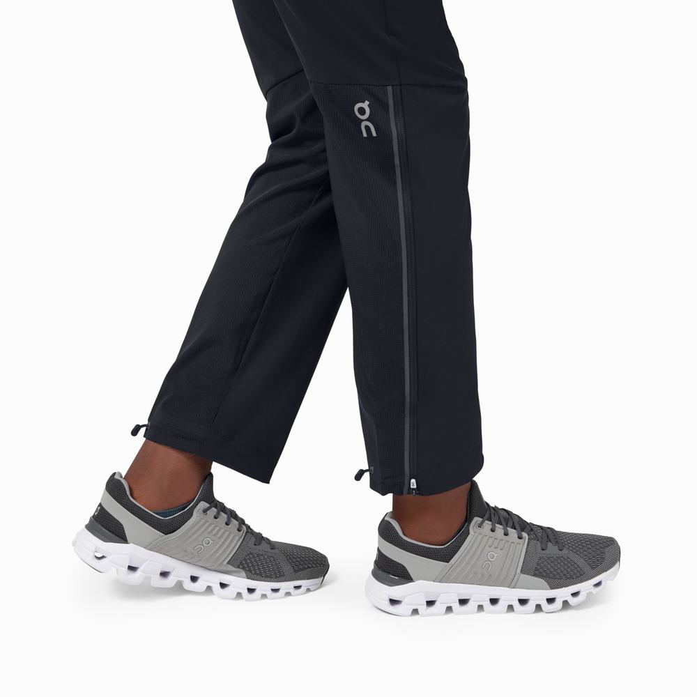 Pantaloni de Trening On Track Barbati Negrii | 501486-DMJ