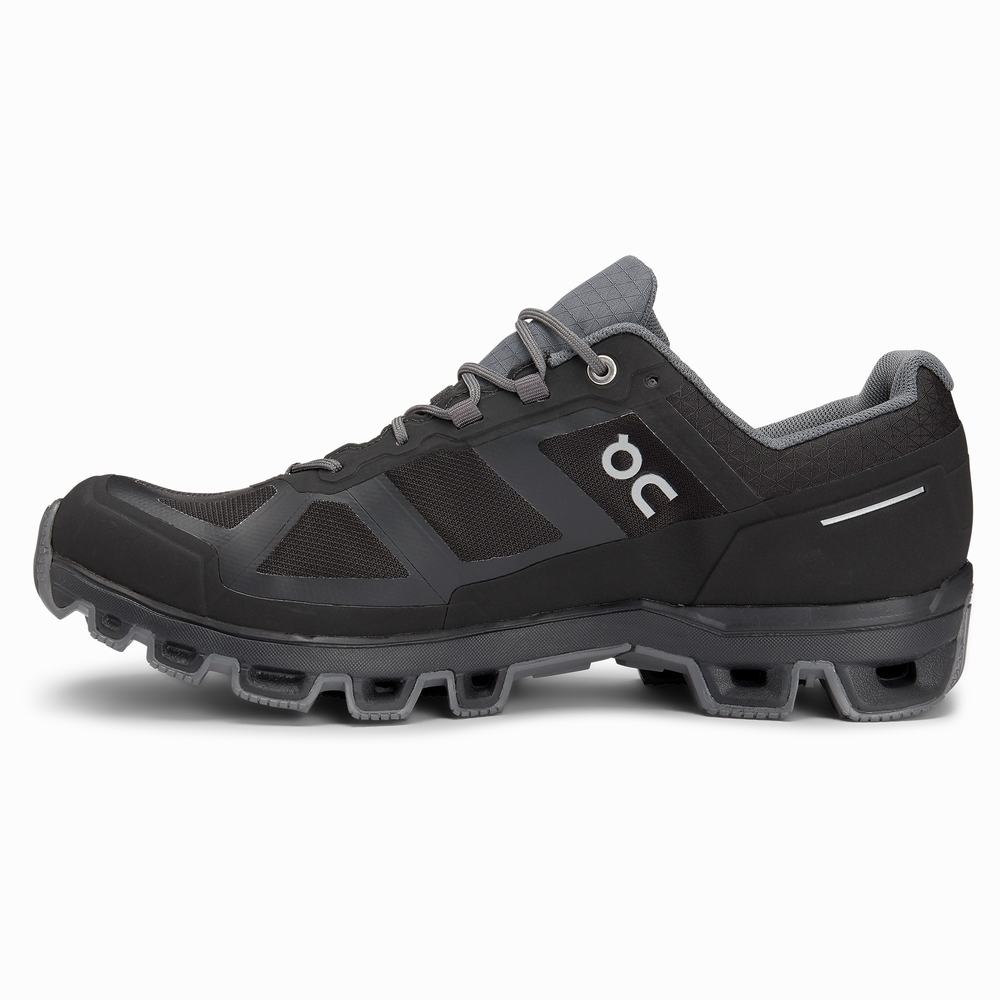 Pantofi Alergare Trail On Cloudventure Waterproof Barbati Negrii | 321056-KRD