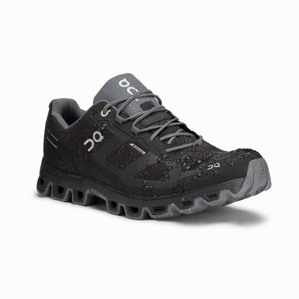 Pantofi Alergare Trail On Cloudventure Waterproof Barbati Negrii | 321056-KRD