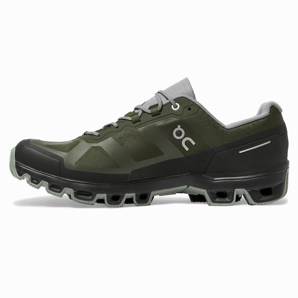 Pantofi Alergare Trail On Cloudventure Waterproof Barbati Verzi | 541309-XKJ