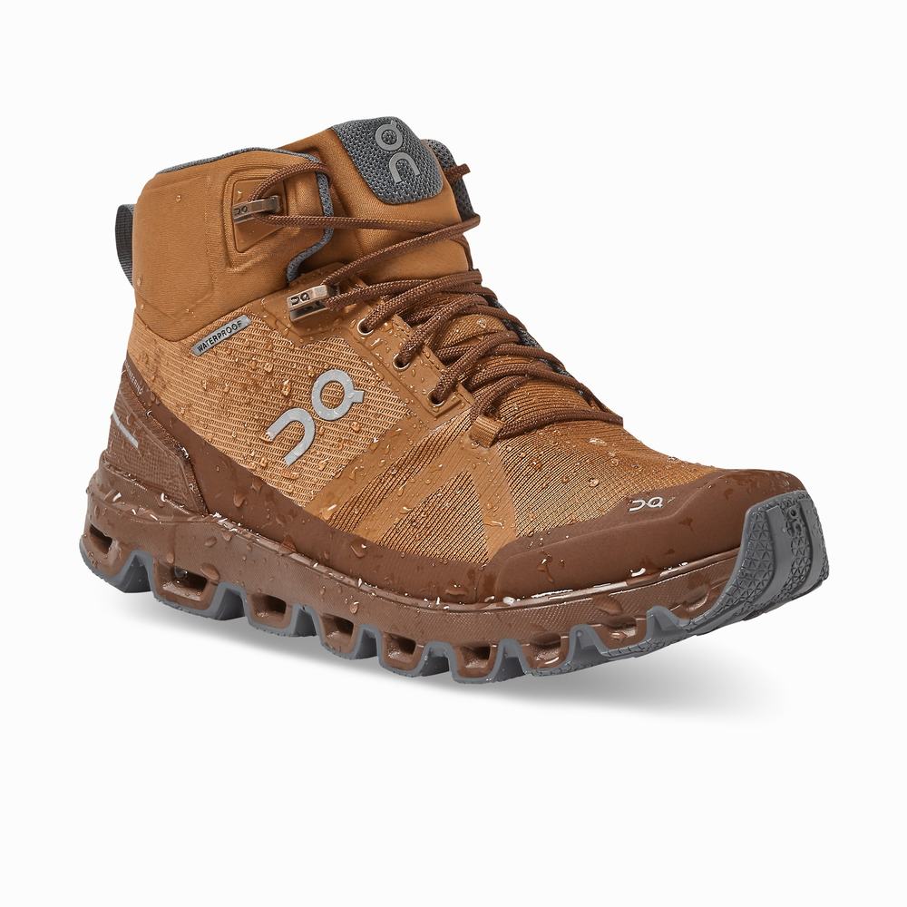 Pantofi Drumetie On Cloudrock Waterproof Dama Maro | 372495-FWJ