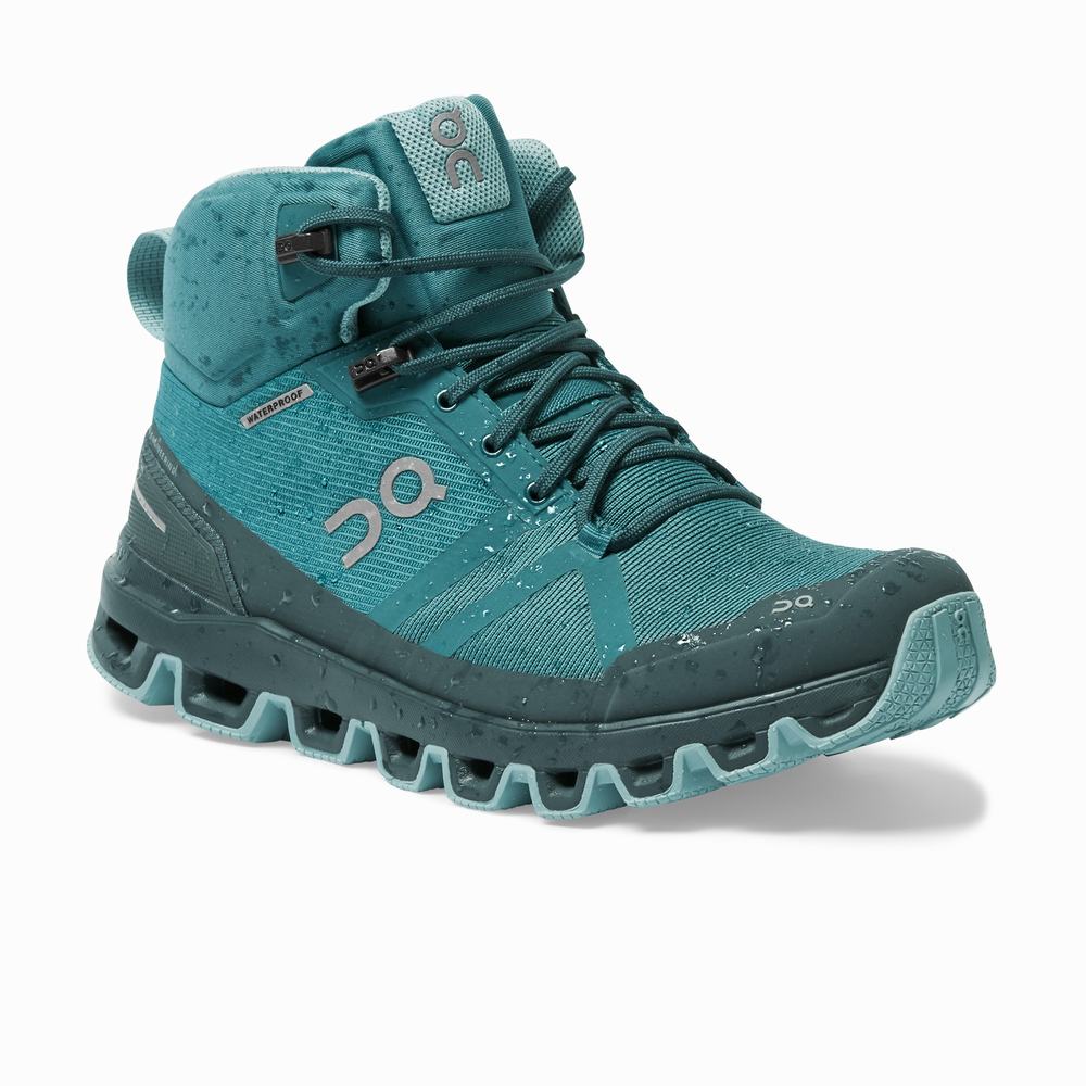 Pantofi Drumetie On Cloudrock Waterproof Dama Albastru Deschis | 280467-XFZ