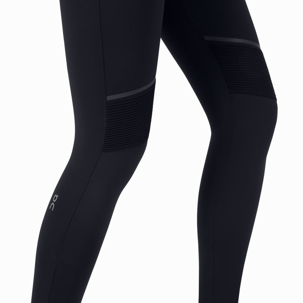 Running Leggings On Tights Long Pants Dama Negrii | 708269-CIA